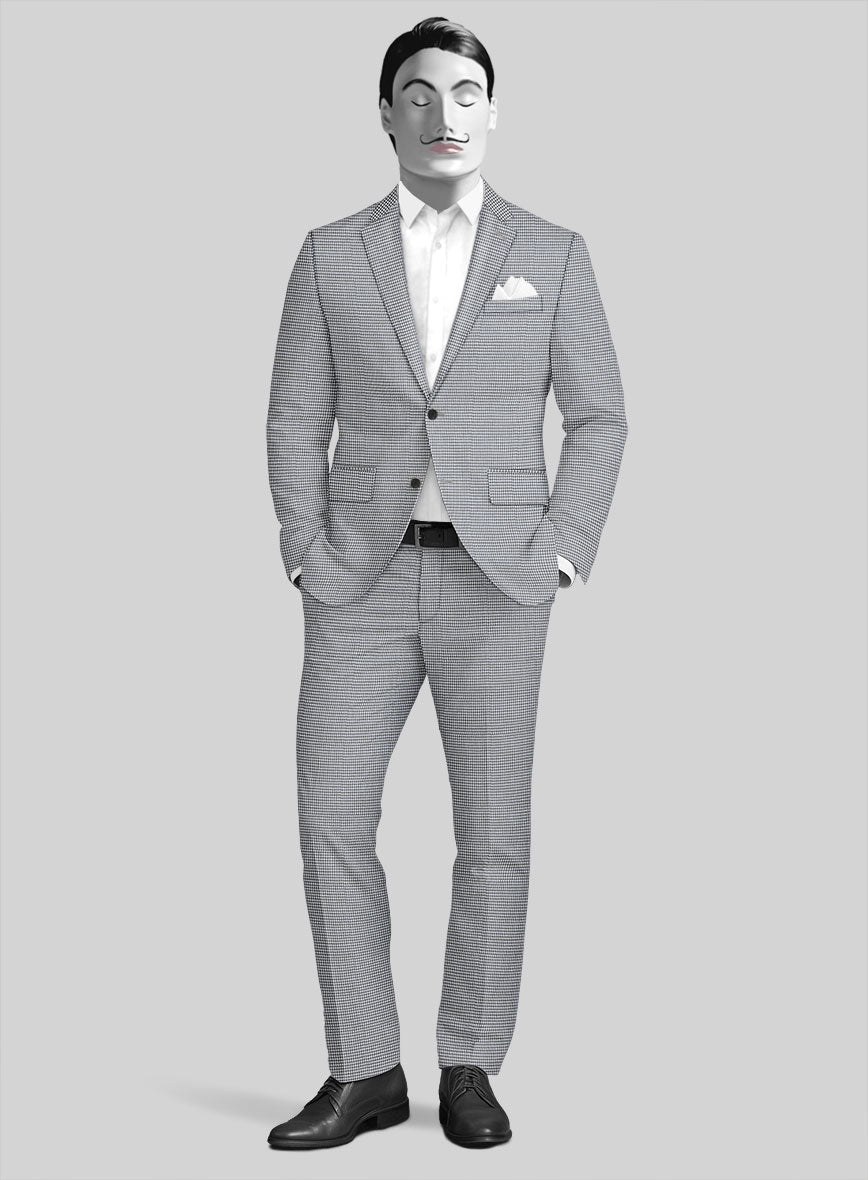 Italian Cotton Houndstooth Isla Suit