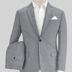 Italian Cotton Houndstooth Isla Suit