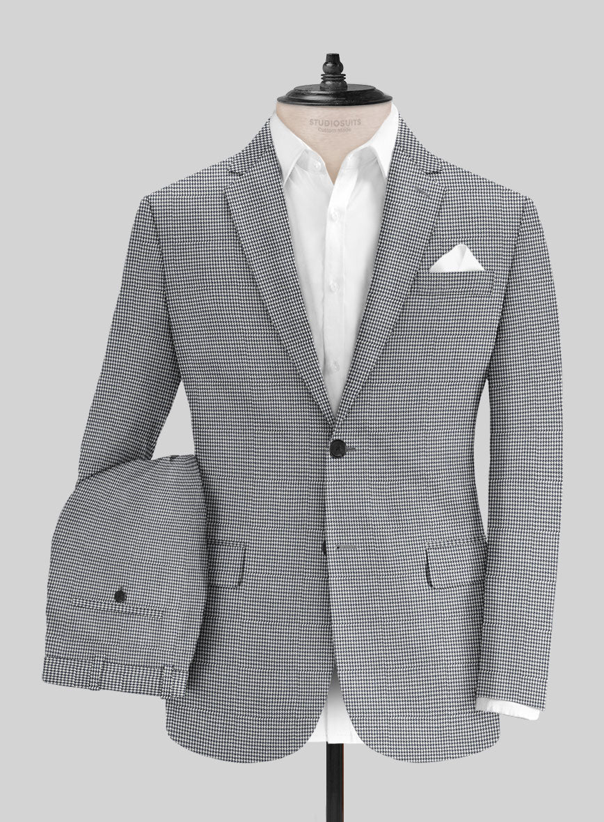 Italian Cotton Houndstooth Isla Suit