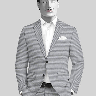 Italian Cotton Houndstooth Isla Suit