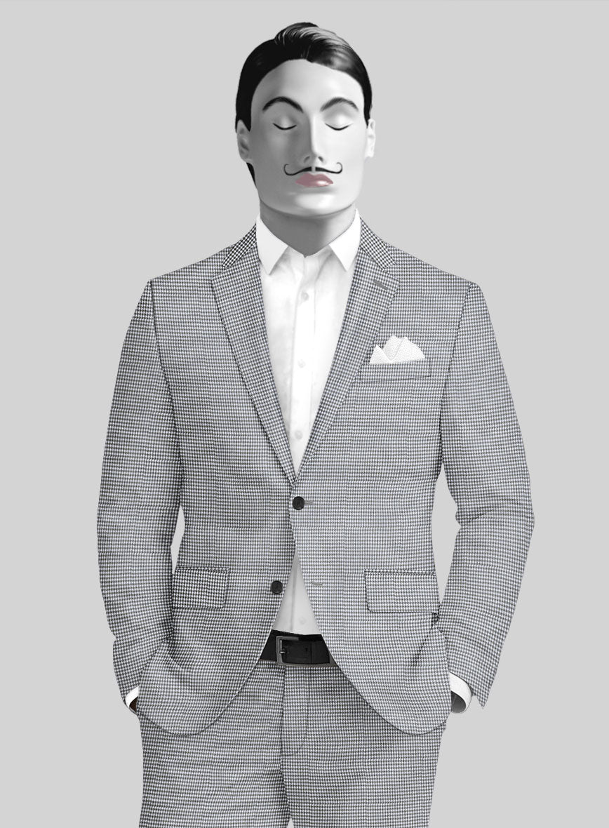Italian Cotton Houndstooth Isla Suit