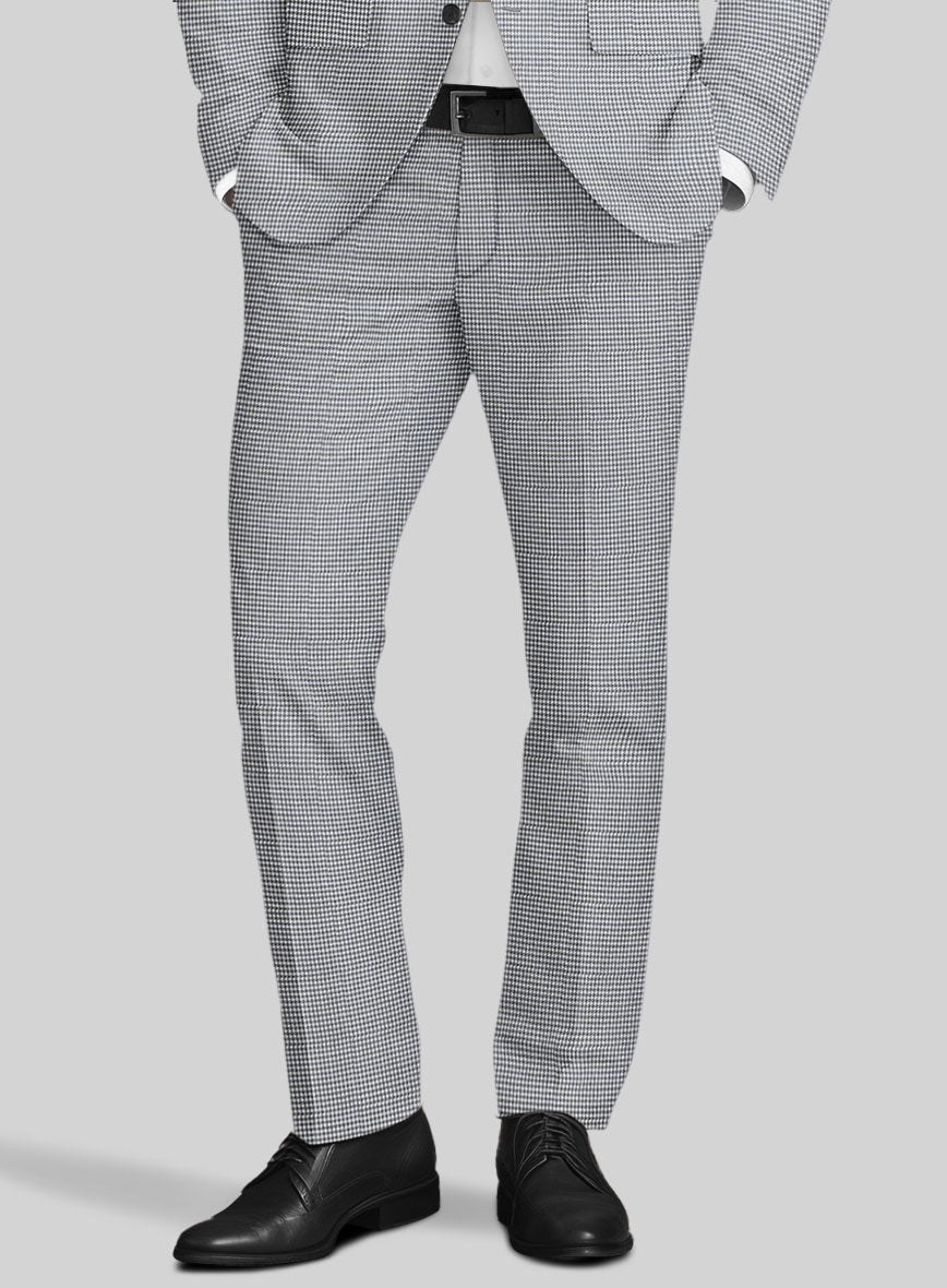 Italian Cotton Houndstooth Isla Suit