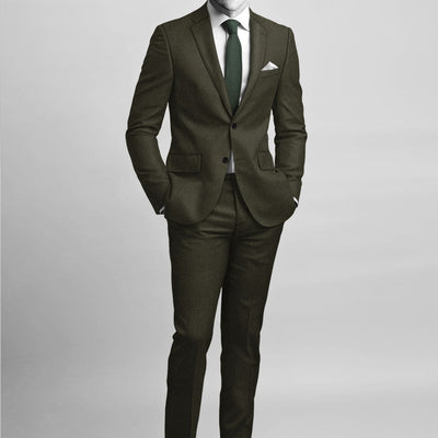 Italian Cotton Lycra Zaniga Suit