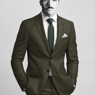 Italian Cotton Lycra Zaniga Suit