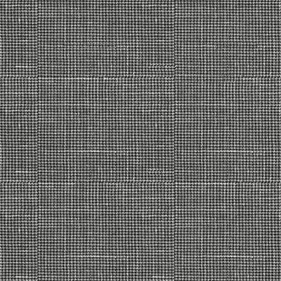 Italian Murano Mini Houndstooth Gray Wool Linen Suit