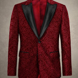 Italian Silk Eron Tuxedo Blazer