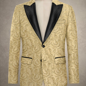 Italian Silk Lerion Tuxedo Blazer