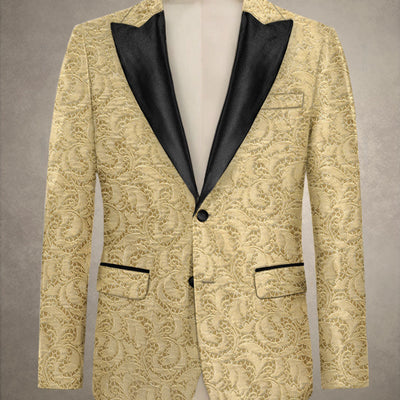 Italian Silk Lerion Tuxedo Blazer