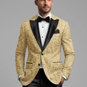 Italian Silk Lerion Tuxedo Blazer
