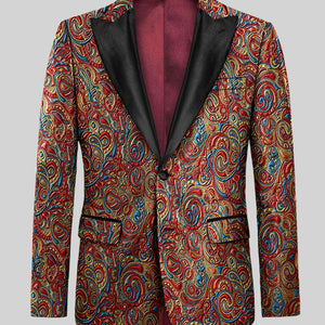 Italian Silk Socorro Tuxedo Blazer