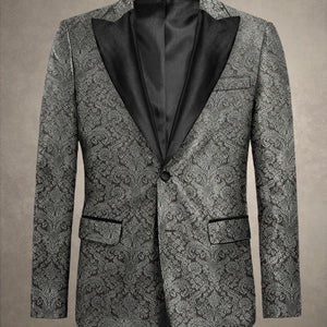 Italian Silk Zariel Tuxedo Blazer