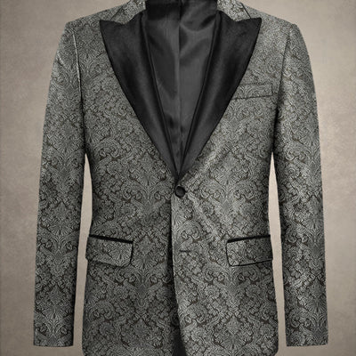 Italian Silk Zariel Tuxedo Blazer