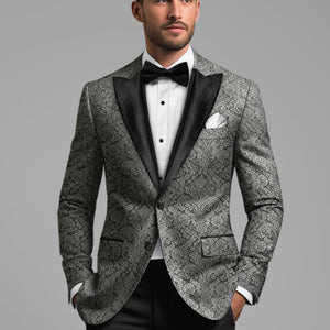 Italian Silk Zariel Tuxedo Blazer