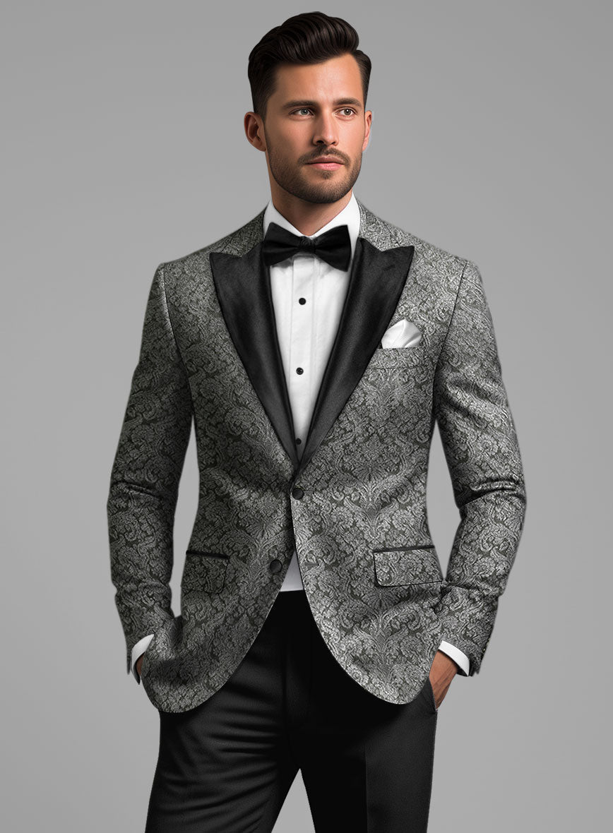 Italian Silk Zariel Tuxedo Blazer