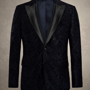 Italian Silk Ziani Tuxedo Blazer