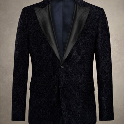 Italian Silk Ziani Tuxedo Blazer