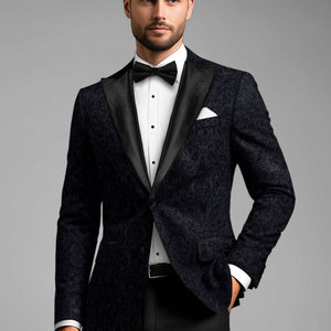 Italian Silk Ziani Tuxedo Blazer