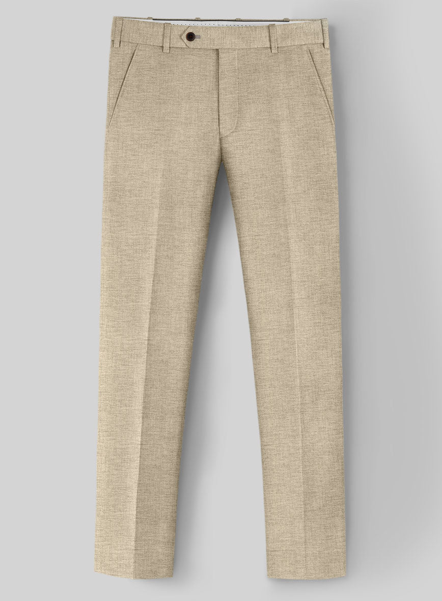 Italian Wool Cotton Silk Brexia Pants