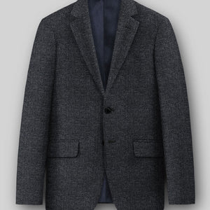Italian Wool Linen Basket Weave Gulem Jacket