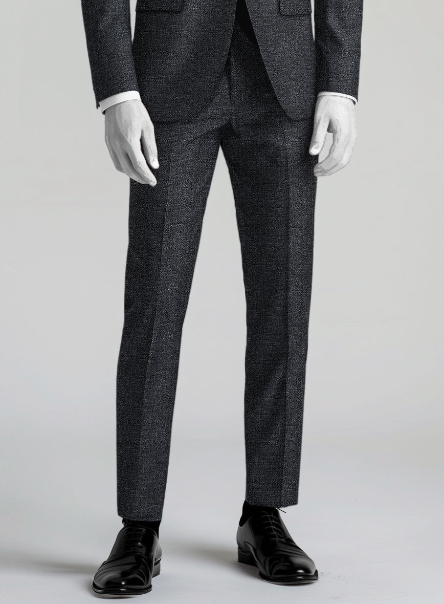 Italian Wool Linen Basket Weave Gulem Pants