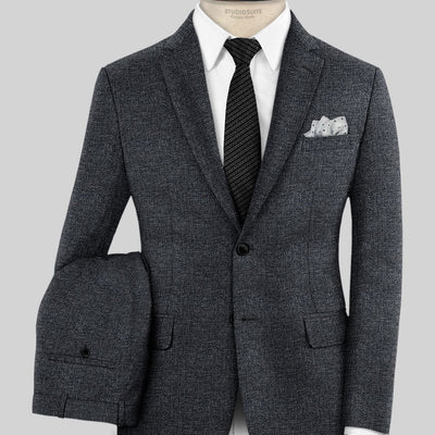 Italian Wool Linen Basket Weave Gulem Suit