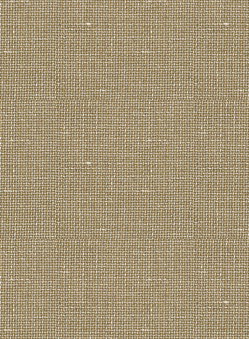 Italian Wool Linen Basket Weave Inol Pants