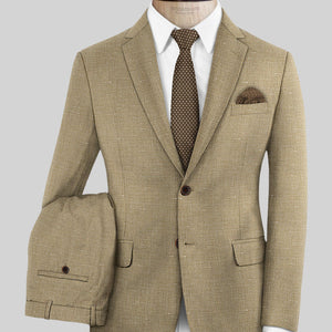 Italian Wool Linen Basket Weave Inol Suit