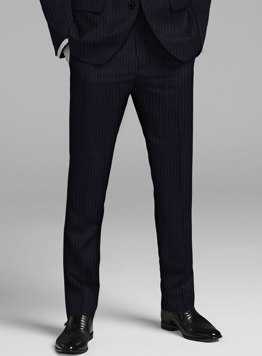 Italian Wool Stripe Zira Pants