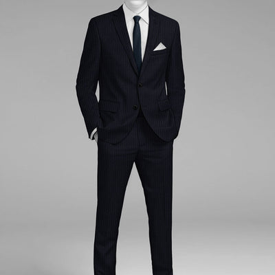 Italian Wool Stripe Zira Suit