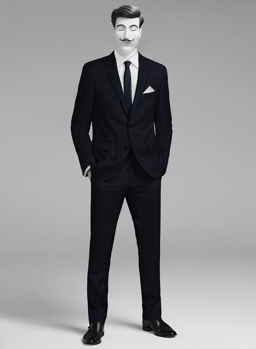 Italian Wool Stripe Zira Suit