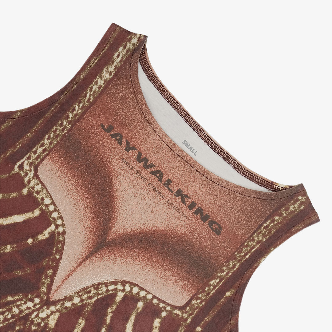 JAYWALKING | BHABHI CROP TOP { MAROON
