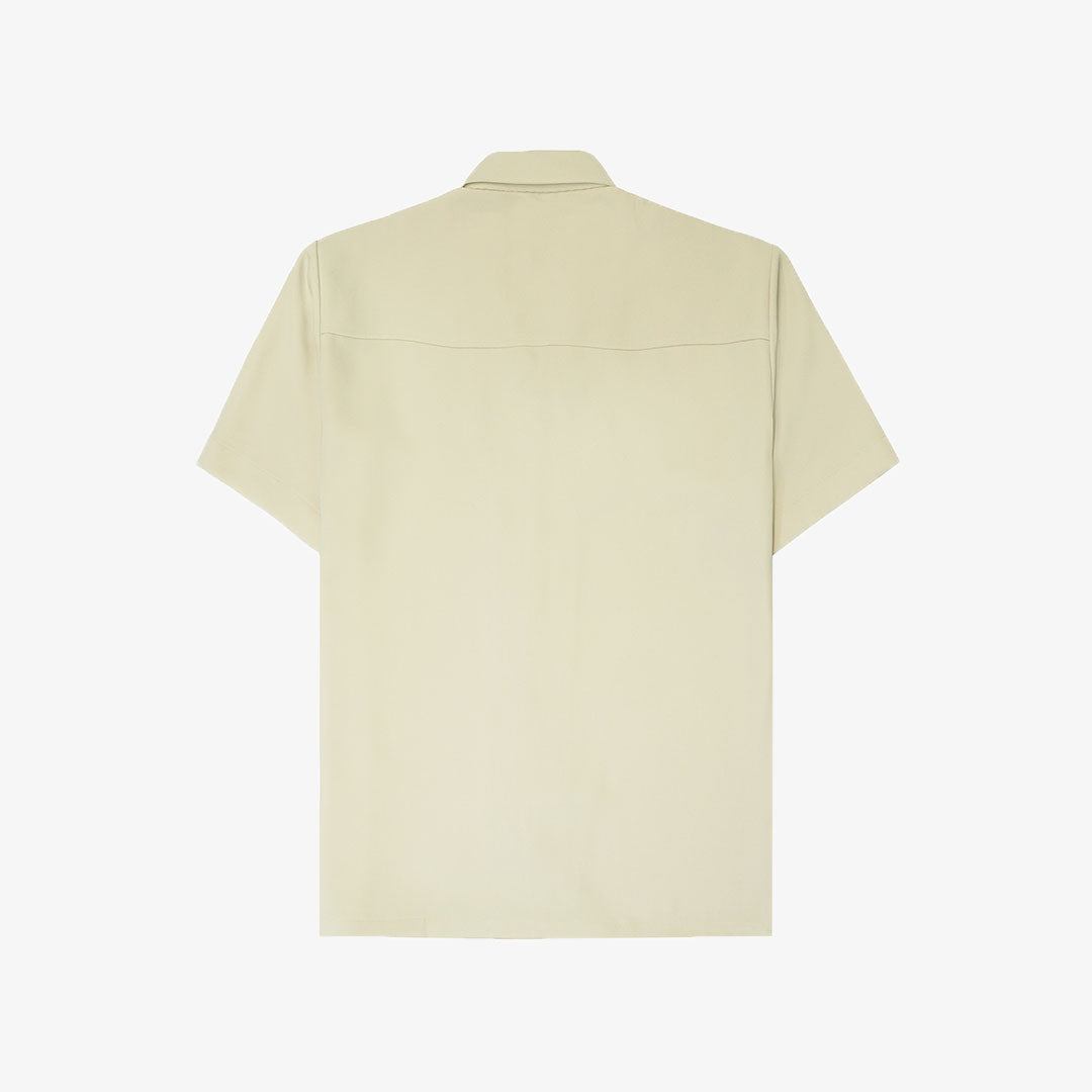 JAYWALKING | BEIGE LINEN SHIRT { BEIGE