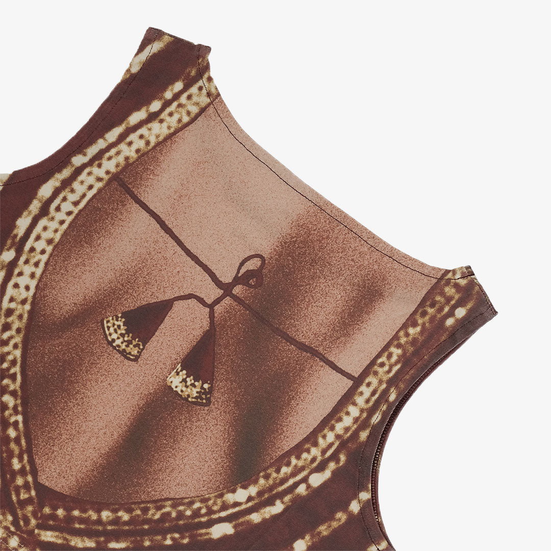 JAYWALKING | BHABHI CROP TOP { MAROON