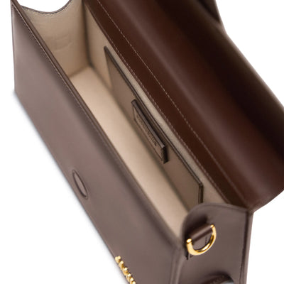 Jacquemus Large Bambino Brown Crossbody Bag