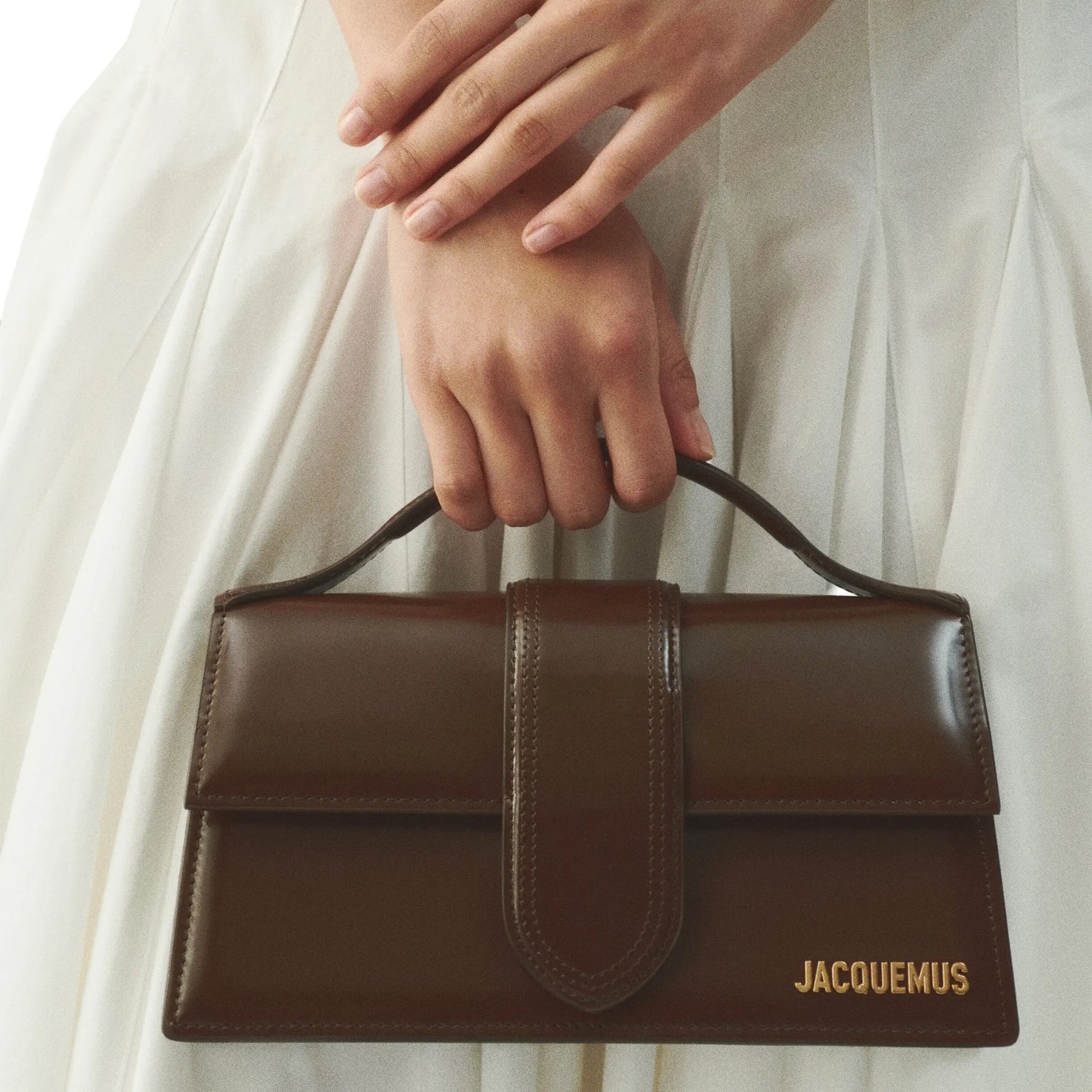 Jacquemus Large Bambino Brown Crossbody Bag