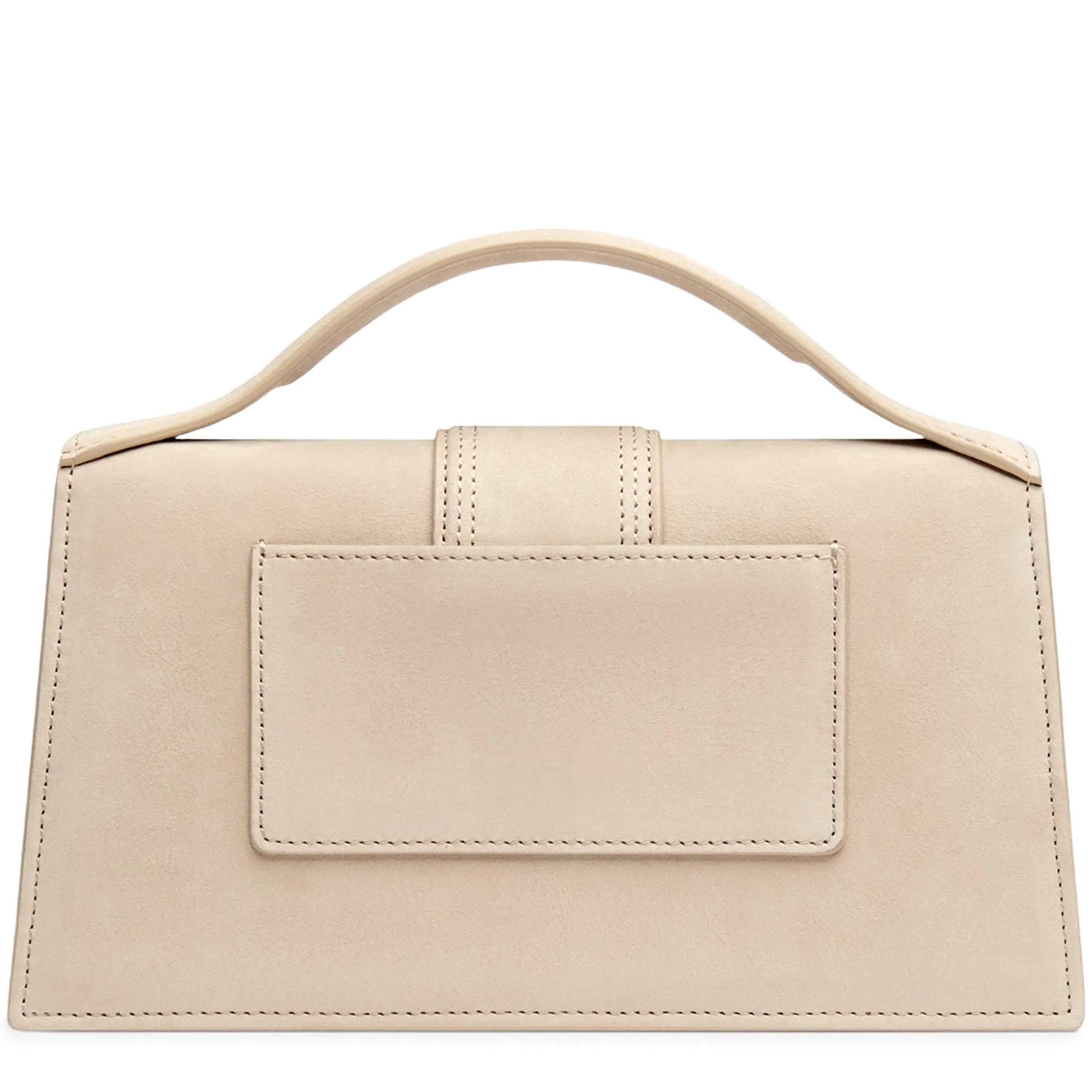 Jacquemus Large Bambino Dark Beige Suede Crossbody Bag
