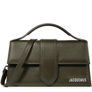 Jacquemus Large Bambino Dark Khaki Crossbody Bag