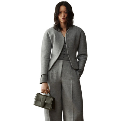 Jacquemus Large Bambino Dark Khaki Crossbody Bag