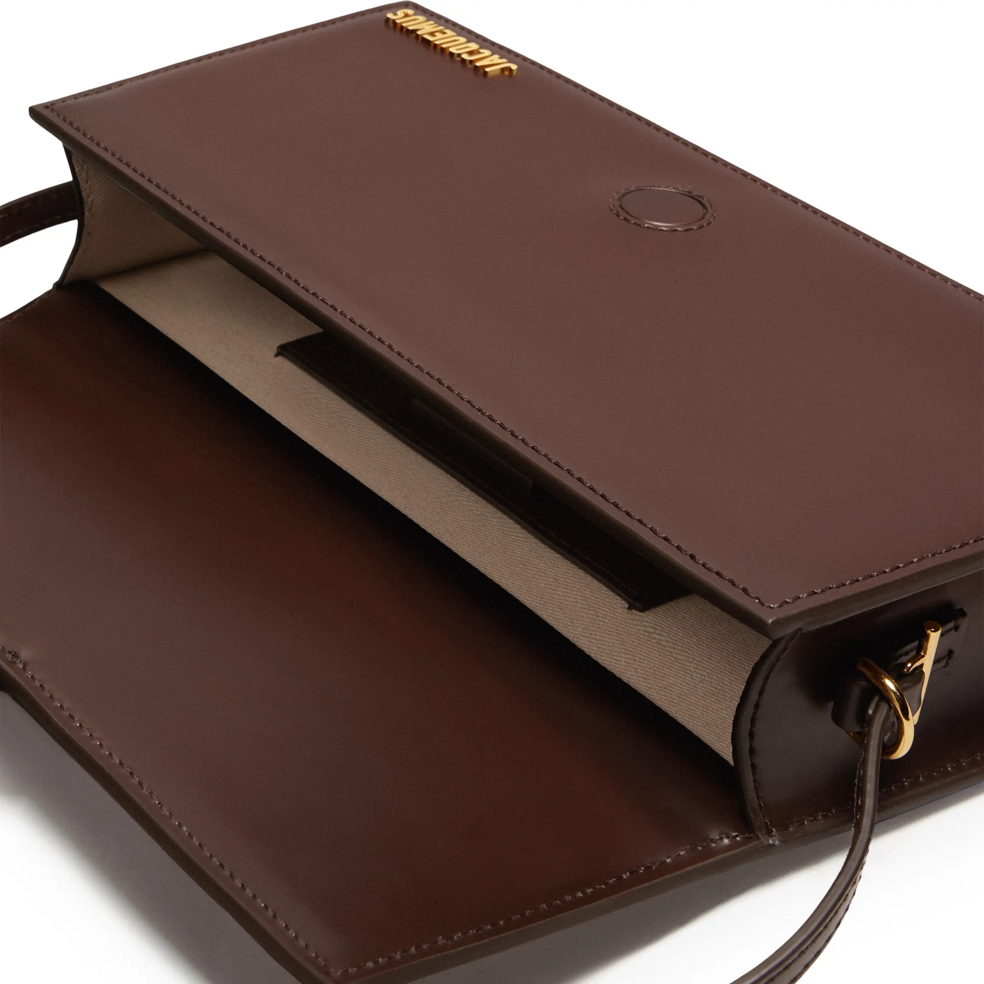 Jacquemus Le Bambino Long Flap Brown Shoulder Bag