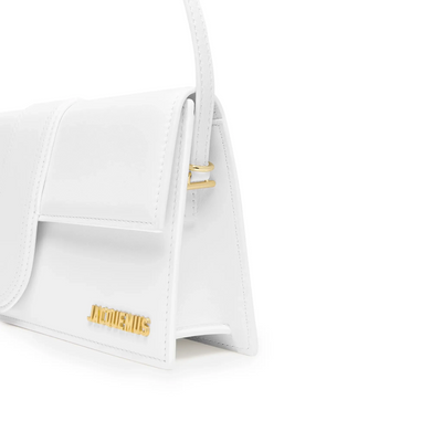 Jacquemus Le Bambino Long Flap White Shoulder Bag
