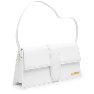 Jacquemus Le Bambino Long Flap White Shoulder Bag