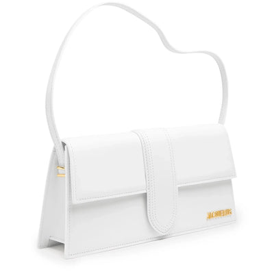 Jacquemus Le Bambino Long Flap White Shoulder Bag