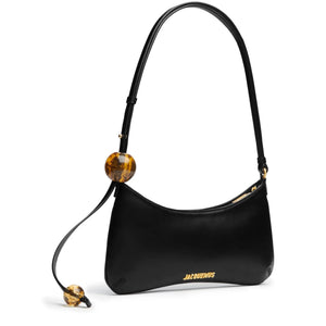 Jacquemus Le Bisou Perle Black Shoulder Bag