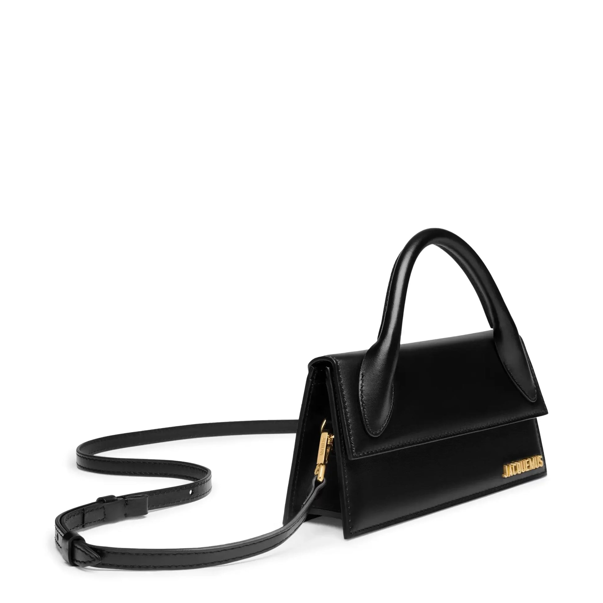 Jacquemus Le Chiquito Long Leather Black Handbag