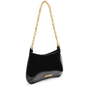 Jacquemus The Bisou Chain Small Black Shoulder Bag