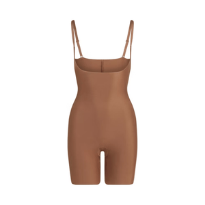 Skims Body Core Sculpt Open Bust Mid Thigh Bodysuit Jasper