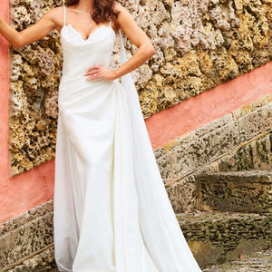 Jovani JB07139 Long Bridal Gown Lace Wedding Dress