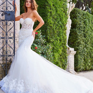 Jovani JB07260 Bridal Gown Long Mermaid Wedding Dress