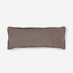 Laurel Stonewashed Linen Lumbar Pillow by Pom Pom at Home