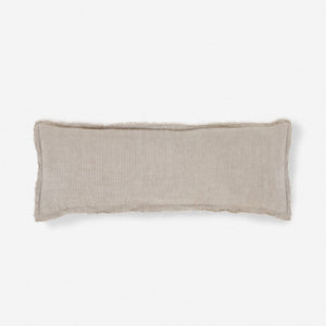 Laurel Stonewashed Linen Lumbar Pillow by Pom Pom at Home